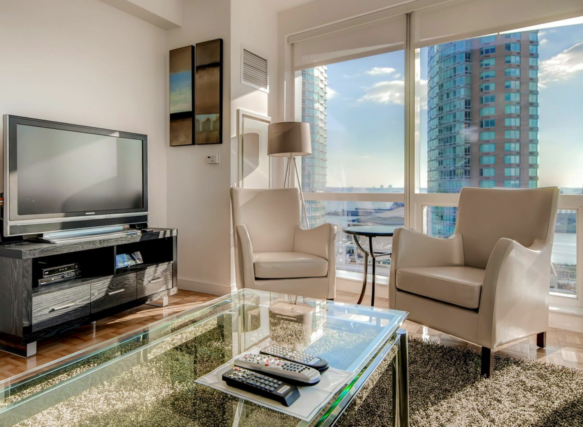 Global Luxury Suites At Greene Jersey City Buitenkant foto